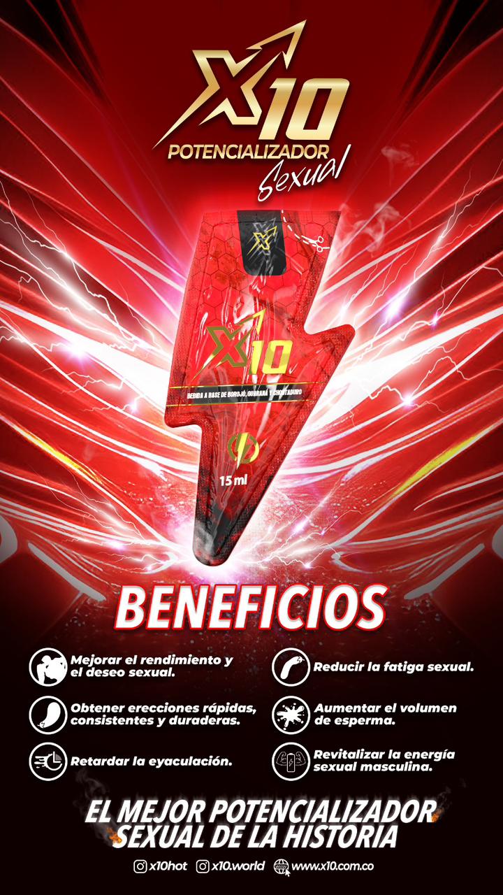 X10 Potenciador (7 sachets)