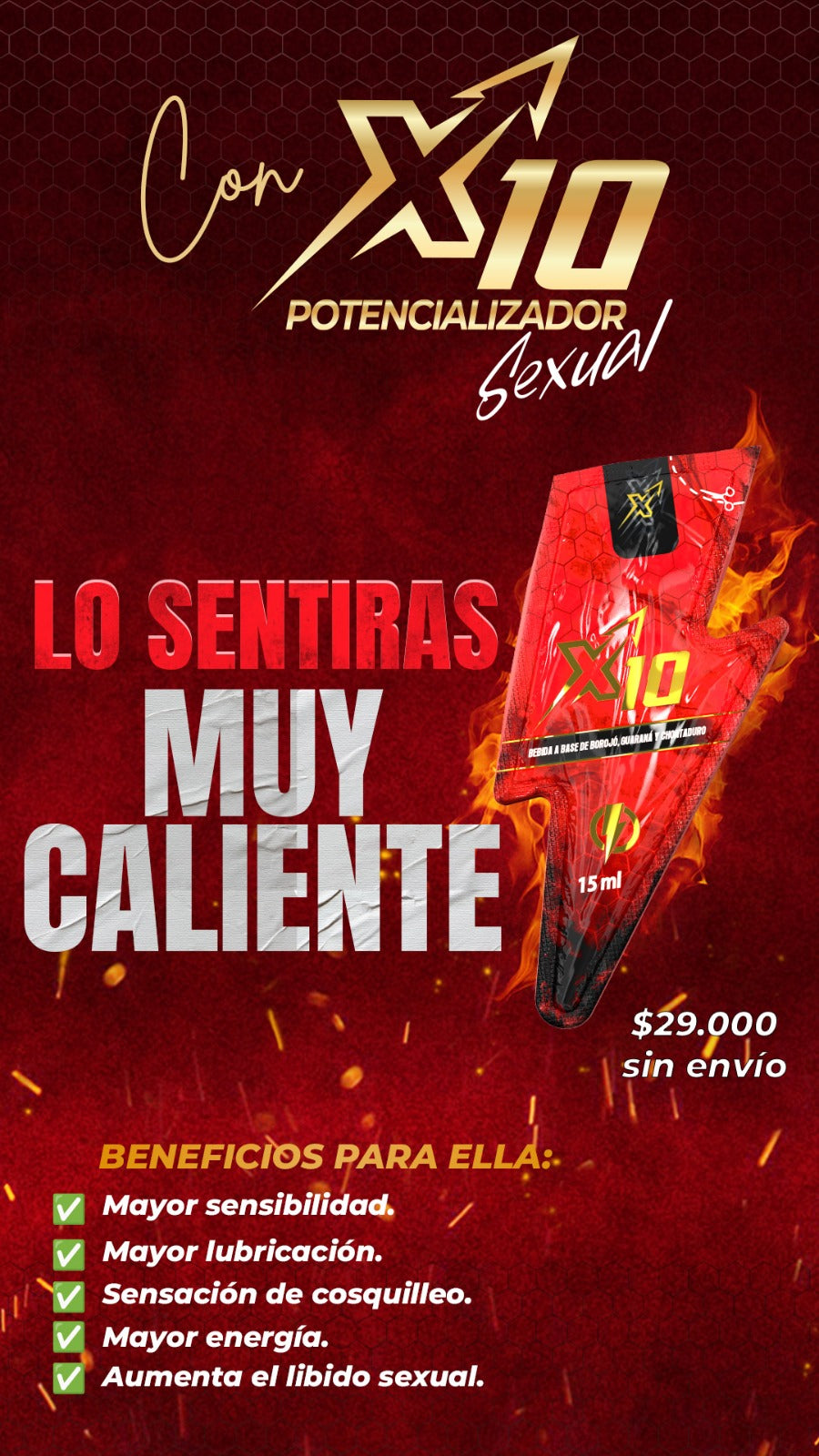 X10 Potenciador (7 sachets)