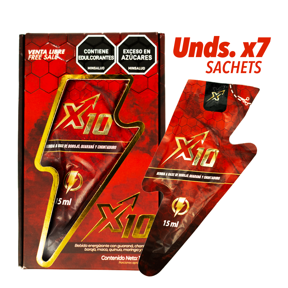 X10 Potenciador (7 sachets)